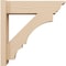 Ekena Millwork 5 1/2-in W x 18-in D x 18-in H Balboa Trad Rough Cedar Woodgrain TimberThane Outlooker, Primed Tan OUTUR055X18X18BOA04RCPR - alternate 2